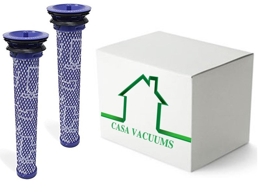 Casa Vacuums Replacement 2 - PACK of Pre Filters for Dyson DC58, DC59, V6, V7, V8. Compatible to Part # 965661-01