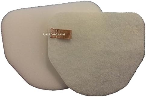 Shark DuoClean Slim Upright Vacuum Filter Kit; Hepa, Foam, + Felt Filters; fits NV200, NV200C, NV200Q, NV201, NV202, NV202C; XFF450 & XHF450, by Casa Vacuums