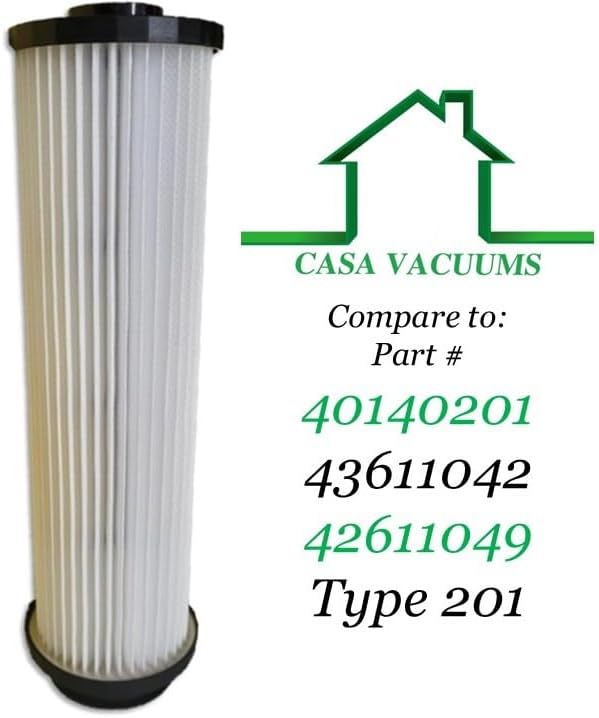 Hoover Windtunnel, Empower, Savvy; Washable & Reusable Long-Life HEPA Filter Fits Hoover Windtunnel, Empower, Savvy; OEM Hoover Part # 40140201 43611042 42611049 Type 201 by Electrolux HCP