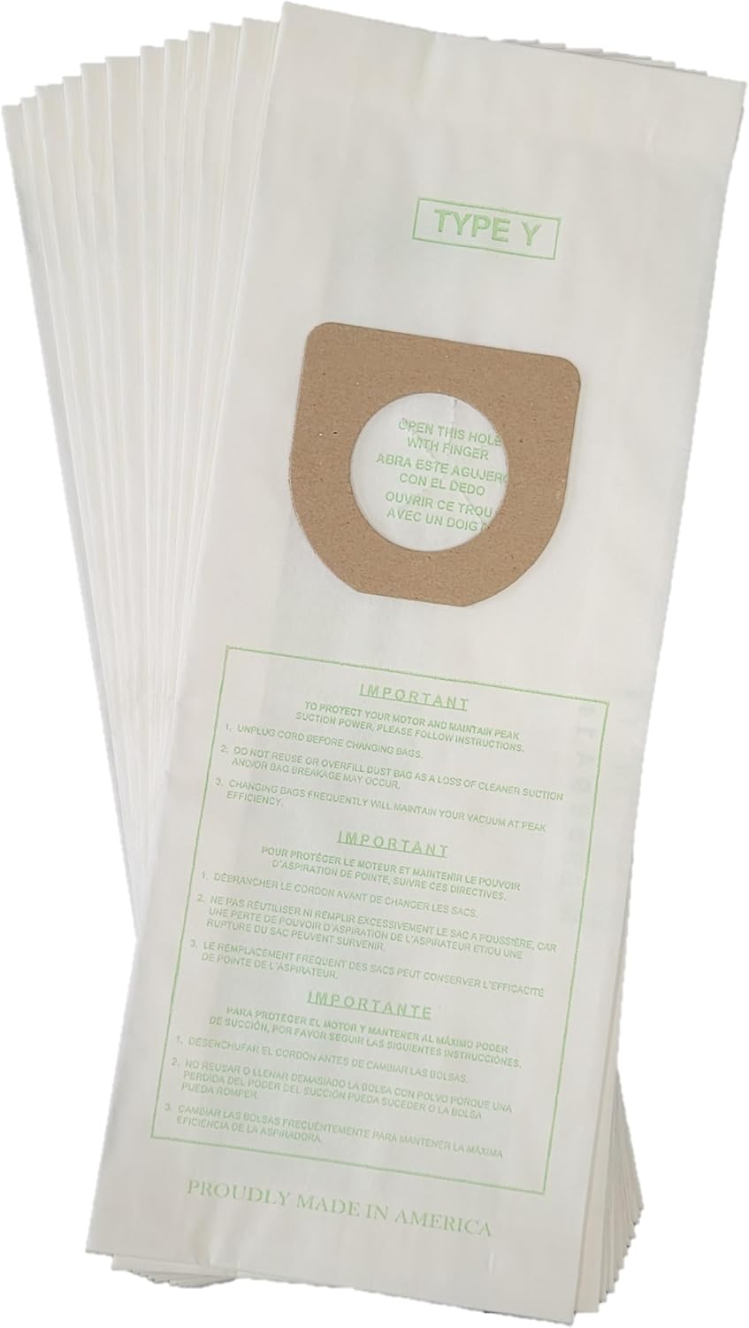 Hoover Y and Z-Micro Filtration Bag, 18 Bags Treated with Ultra-Fresh for Models 4010100Y, 902481001, AH10165, 902419001, AH10040, 4010100Z and 4010075Z