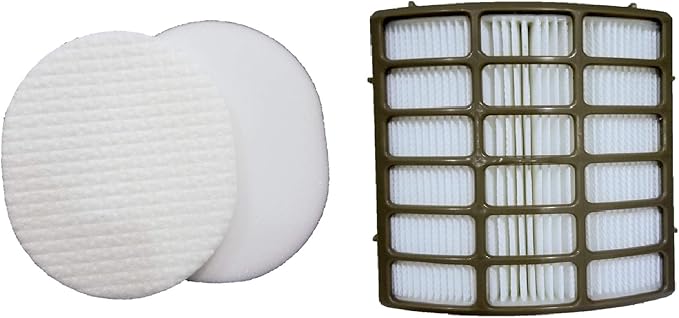 Casa Vacuums Shark Navigator Professional Compatible Filters. Fits Shark NV70, NV80, NV90, NV95, UV420 Vacuums. Replaces Part # XFF80 & XHF80. 1 HEPA Filter Plus Foam & Felt Filter Kit