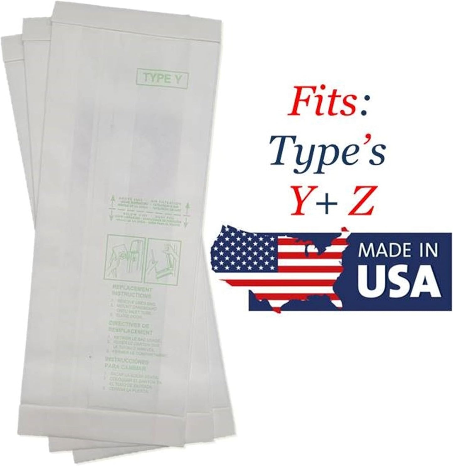 Hoover Y and Z-Micro Filtration Bag, 18 Bags Treated with Ultra-Fresh for Models 4010100Y, 902481001, AH10165, 902419001, AH10040, 4010100Z and 4010075Z