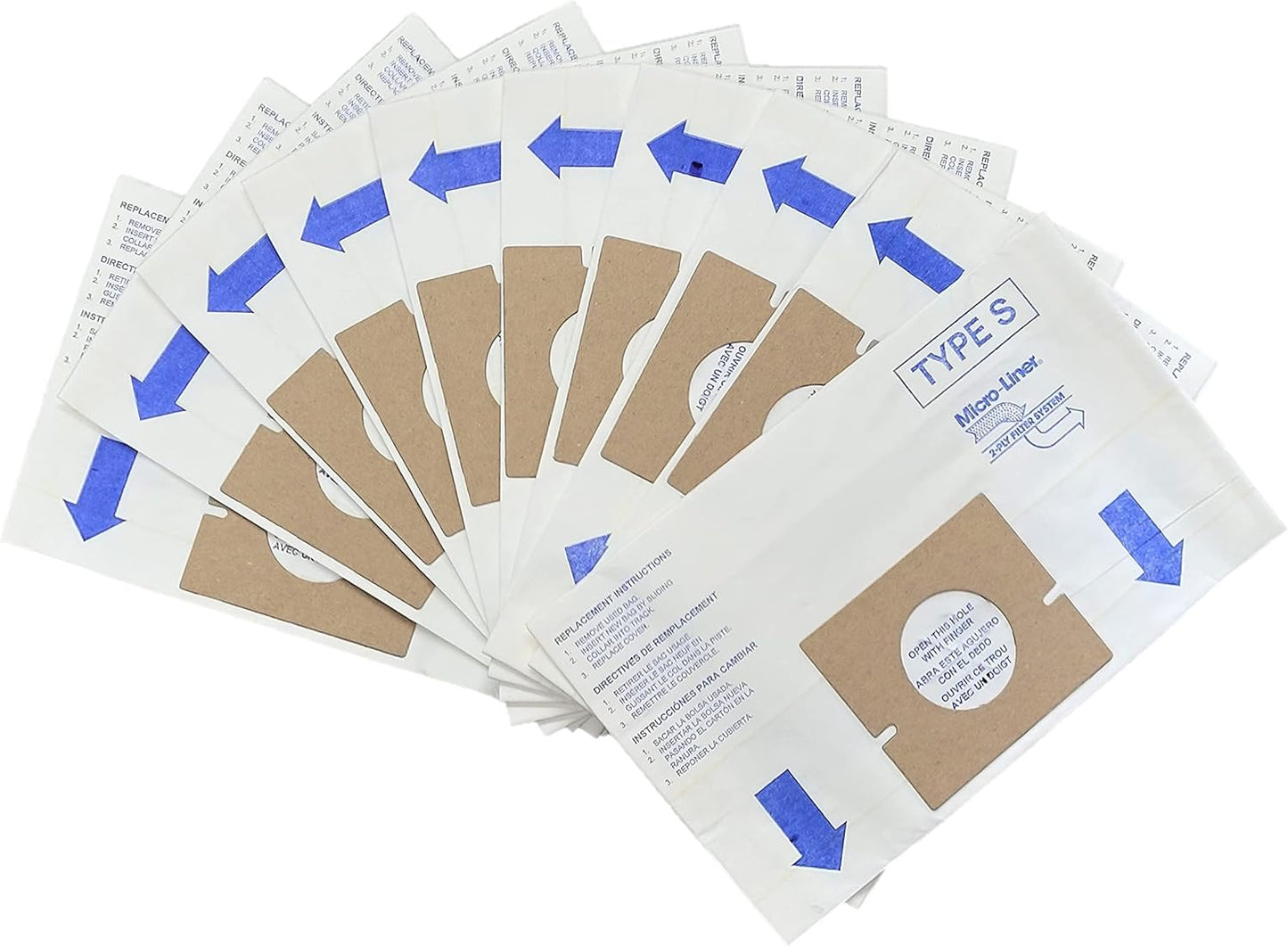 Replacement Bags - Hoover Type S -10 PK