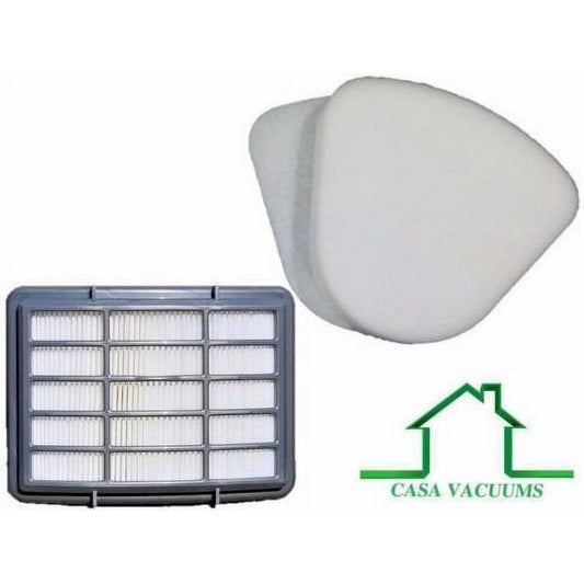 Casa vacuums Replacement for Shark Navigator Lift-Away HEPA, Foam & Felt Filters, Part # XHF350, XFF350