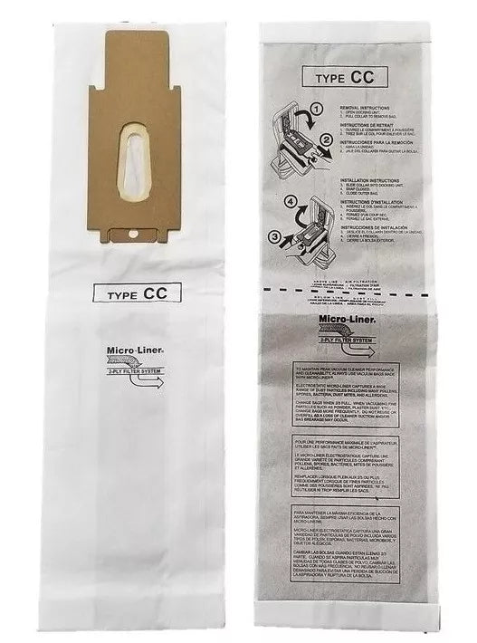 Oreck XL and CC Micro Filtration Bag, 32 Bags Treated with Ultra-Fresh for Models CCPK80H, CCPK80F, CCPK8DW, PK80009, PK80009DW and CCPK8