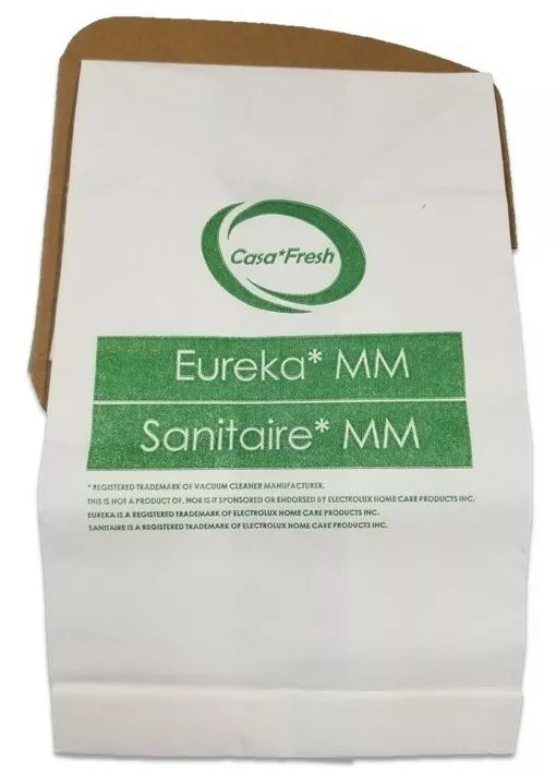 Casa Fresh 24 Pack Eureka MM Micro-lined Mighty Mite and Sanitaire Allergen Filtration Vacuum Cleaner Bags. Compare to 60296C, 60295B, 60295A, 60295C