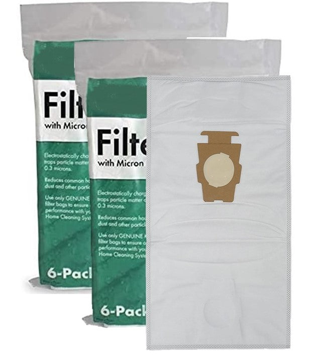 Kirby Universal Bag Kirby #204811 - Universal Hepa White Cloth Bags for All Generation & Sentria Models (6 Bags)
