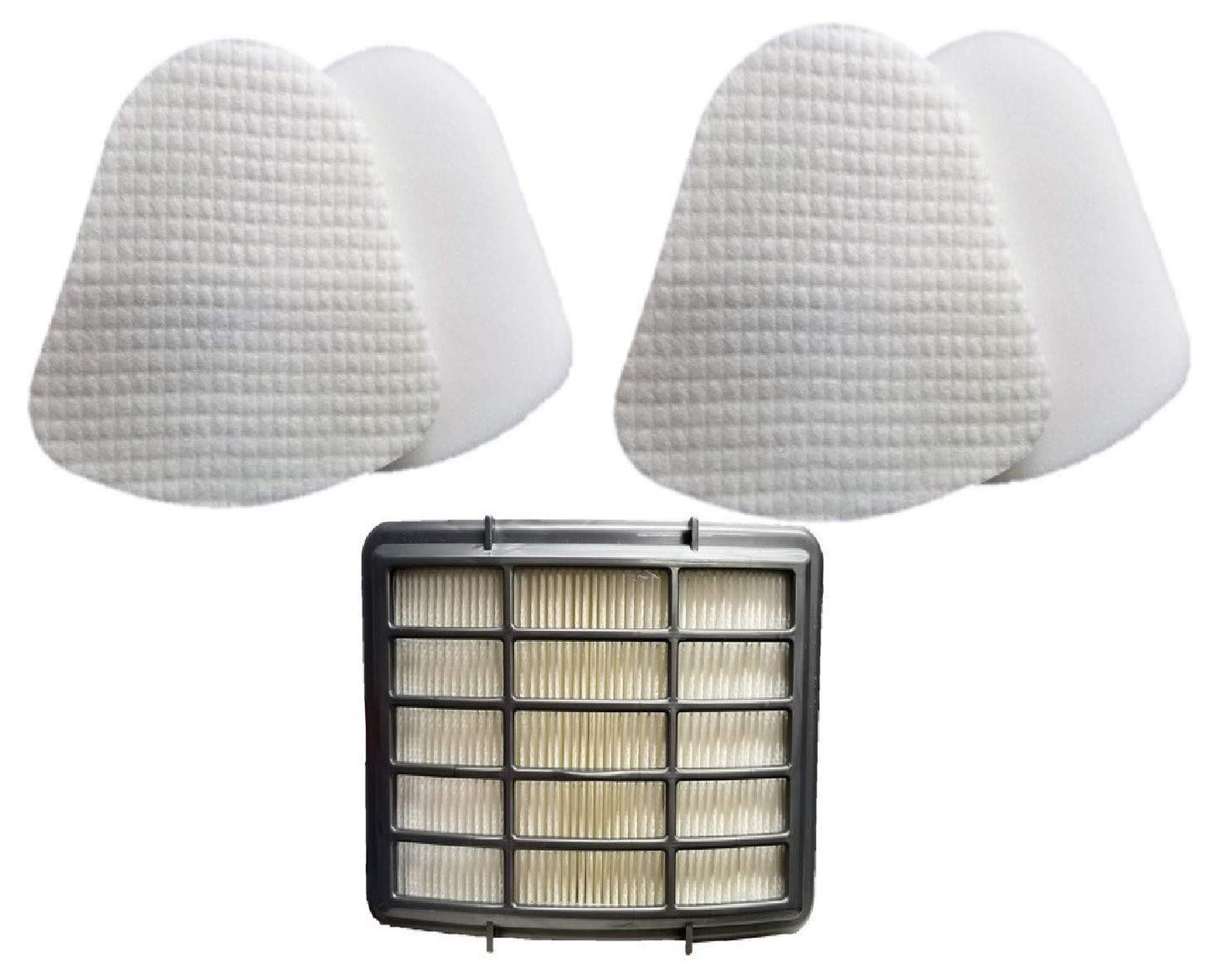 Casa Vacuums 2+1 Pack for Shark Navigator Lift-away Filter Kit NV350 NV351 NV352 NV355 NV356 NV360 NV370 NV357 NV391 NVLFT199 UV440 UV490CCO UV540 2 Foam + 2 Felt + 1 Hepa. Compare to XFF350 XHF350