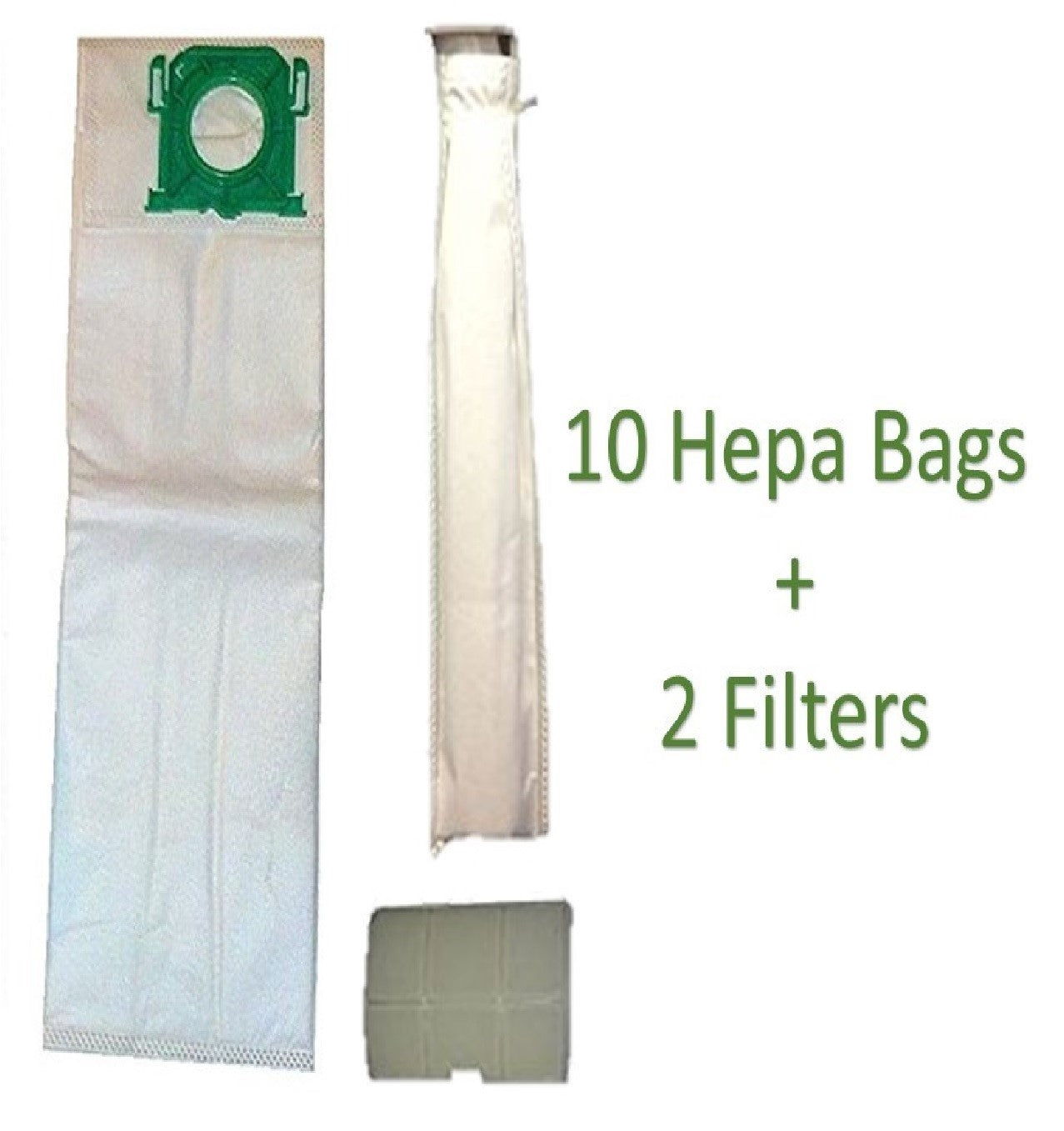 Micro Lined DVC Replacement for Sebo, Windsor, Kenmore Service Box Vacuum Bag and Filter Kit. 10 Bags + 2 Filters.