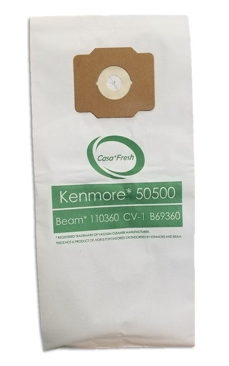 15 6 Gallon Central Vacuum Bags for Beam Eureka Electrolux Kenmore Mastercraft Frigidaire Nutone Astrovac