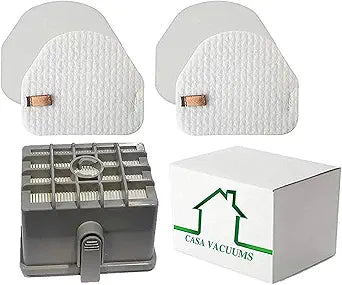 Casa Vacuums Replacement for Shark NV450 Hepa,2 Foam & 2 Felt Filter Kits; compare to part #'s XFF450 & XHF450