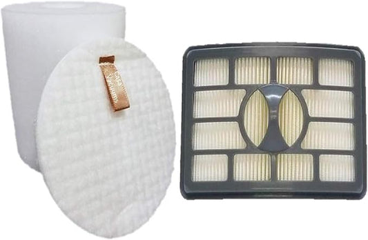 Casa Vacuums replacement for Shark Rotator Pro Lift-Away NV500 NV501 NV502 NV503 NV505 NV510 NV520 NV550 NV552 UV560 HEPA Filter & Foam Filter Kit, Fits Shark Rotator NV500, Compare XHF500 XFF500