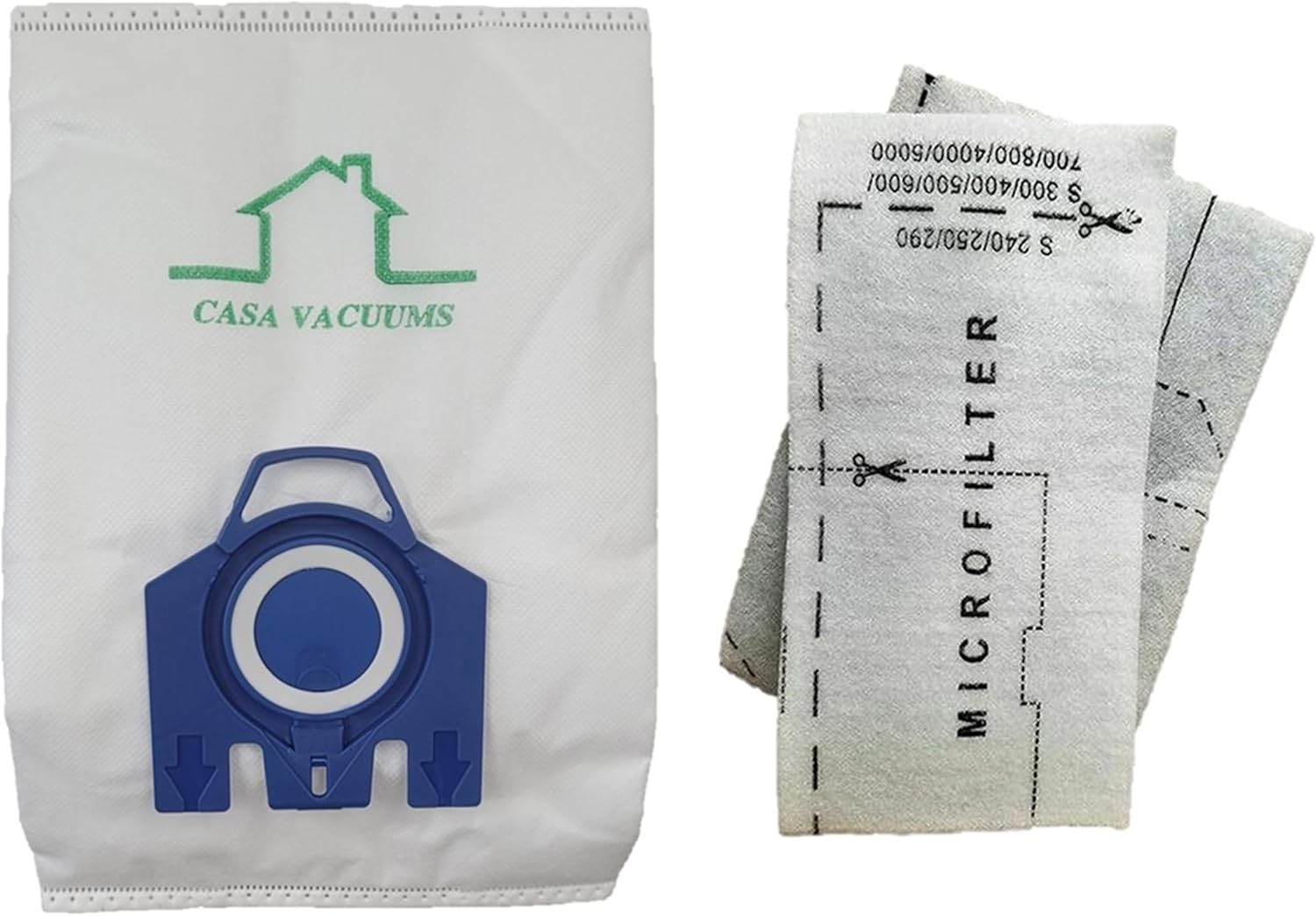 10 GN Bags Compatible with Miele Canister Vacuum Cleaners Includes 4 Filters - Thumbnail 2