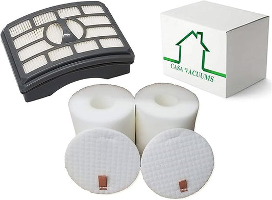 Casa Vacuums replacement for Shark Rotator Professional Lift-Away NV500 NV501 NV502 NV503 NV505 NV510 NV520 NV550 NV552 UV560 HEPA Filter & 2 Foam & Felt Filter Kits, Compare to XHF500 & XFF500