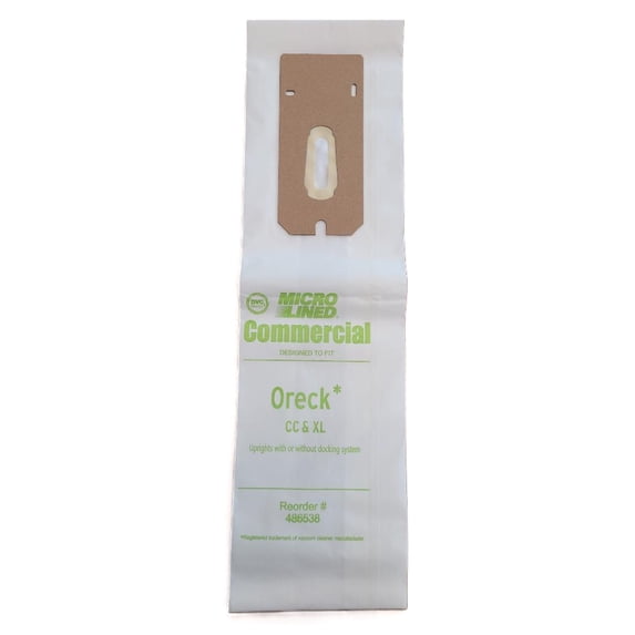 Micro Lined Commercial Oreck CC & XL Vacuum Cleaner Bags for Oreck XL2100RHS, XL5, XL7, XL21, 2000, 3000, 4000, 7000, 8000, and 9000 Series (10 Pack)