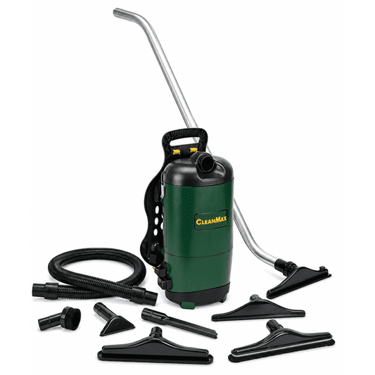 Cleanmax CMBP-6.2 6 Qt. Backpack Vacuum Cleaner - FREE 50 Ft Cord Included