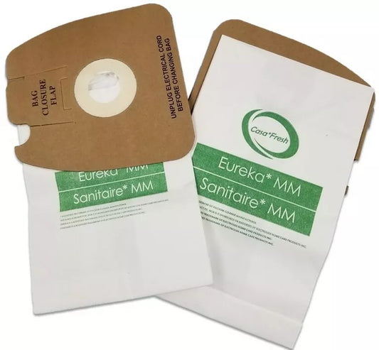 Casa Fresh 24 Pack Eureka MM Micro-lined Mighty Mite and Sanitaire Allergen Filtration Vacuum Cleaner Bags. Compare to 60296C, 60295B, 60295A, 60295C