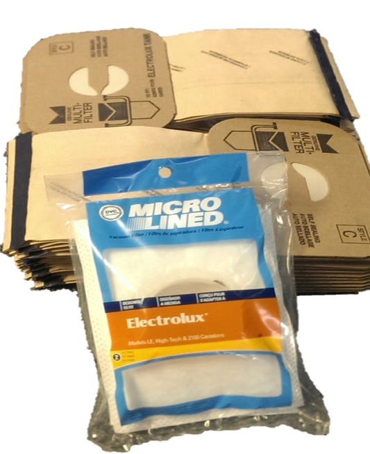24 Electrolux C Bags and 2 After Filters