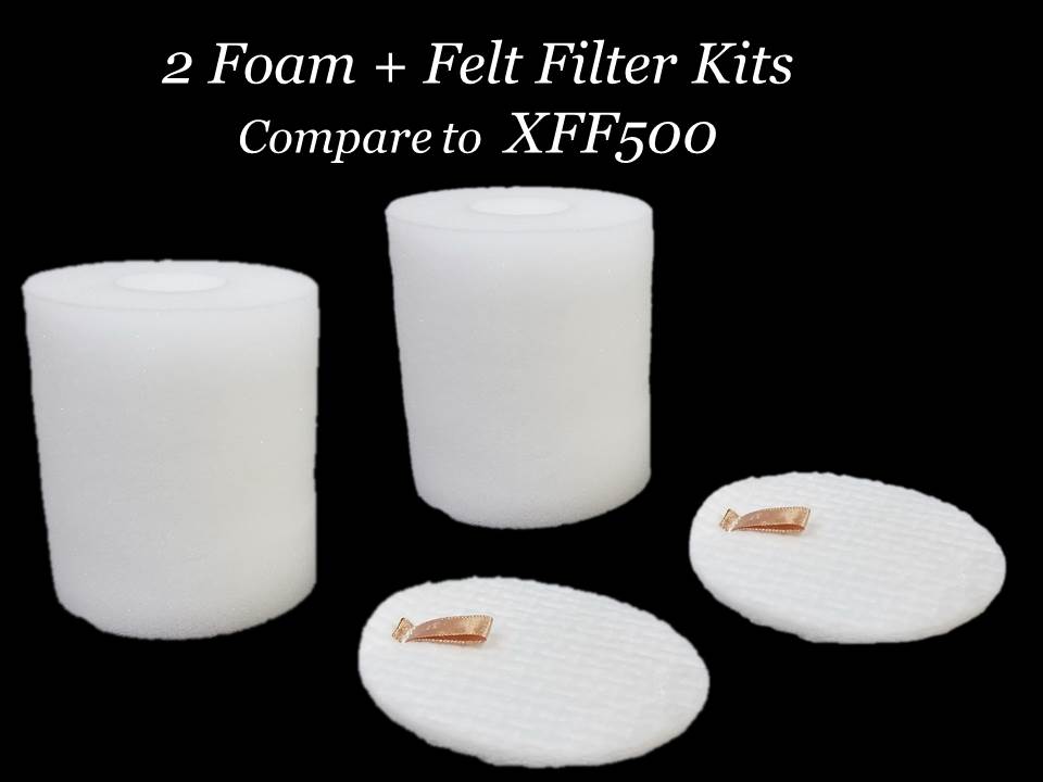 2Pk Shark Rotator Pro Lift-Away NV500 NV501 NV502 NV503 NV505 NV510 NV520 NV550 NV552 UV560 Foam Filter Kits, Fits Shark Rotator Pro Lift-Away model: NV500, Compare to Part # XFF500