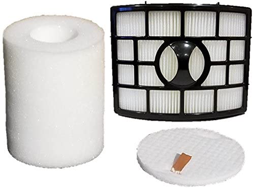 Casa Vacuums Replacement Shark Rotator Powered Lift-Away XL Capacity Filter Kit - fits NV755 + UV795 Bagless Upright Cleaners. Compare to OEM Part #'s XFF755 XHF650