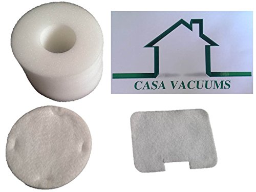 Casa Vacuums Kit for Shark Navigator Nv42 Part# Xff36 Vacuum Cleaners Replacement Foam & Felt Filter 3 Pieces