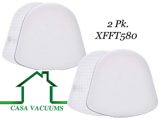 Casa Vacuums 2 Pk Foam + Felt Filter Kit for Shark Powered Lift-Away DLX NV581,581Q Replace Part #XFFT580