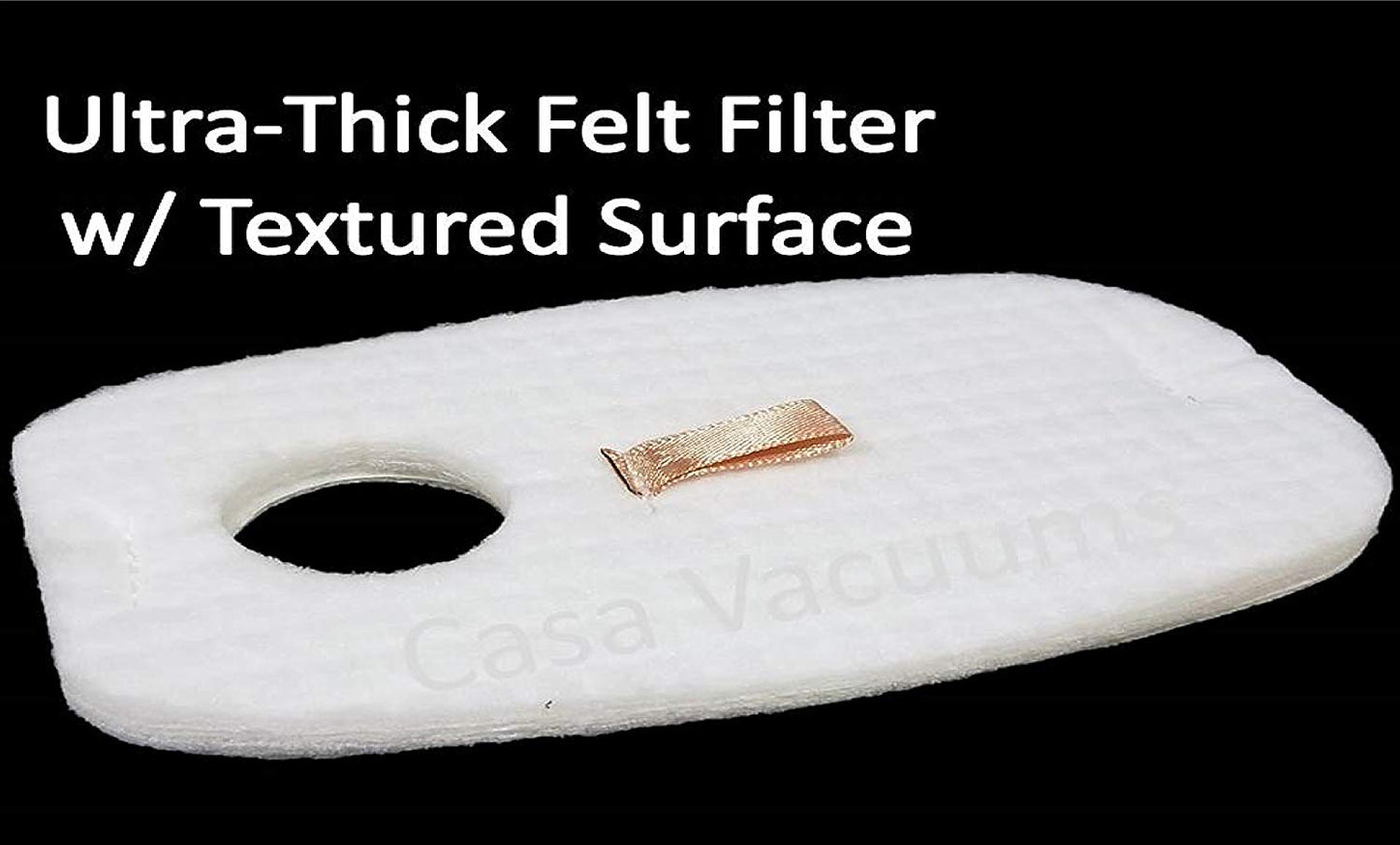 2 PACK - Shark Rocket DuoClean HV380 * HV380W * HV381 * HV382 * HV383 * HV384Q Foam + Felt Filter Kit, OEM part #'s XFFH380 & XPSTFH380, by Casa Vacuums