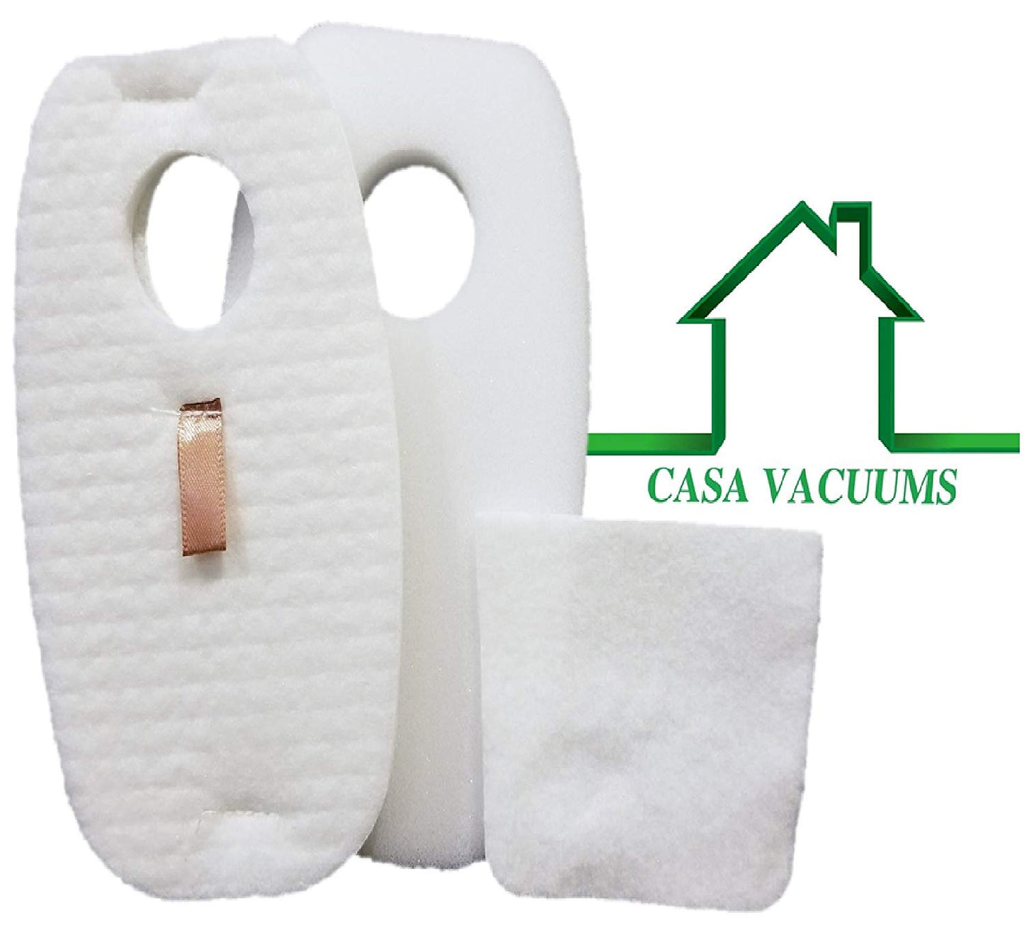 Casa Vacuums - Replacement for Shark Rocket DuoClean HV380 ✱ HV380W ✱ HV381 ✱ HV382 ✱ HV383 ✱ HV384Q Foam + Felt Filter Kit, Compatible to OEM part #'s XFFH380 & XPSTFH380