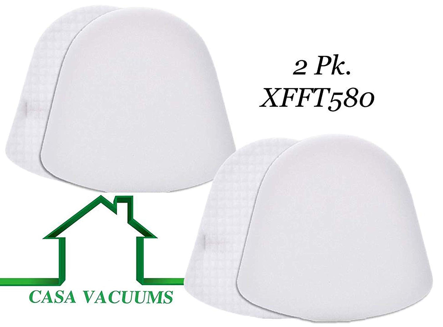 Casa Vacuums 2+1 Filter Kit for Shark Powered Lift-Away DLX NV581+ 581Q, 2 Foam & Felt Filter Sets + HEPA Filter Replace Part #XFFT580 XHEP580