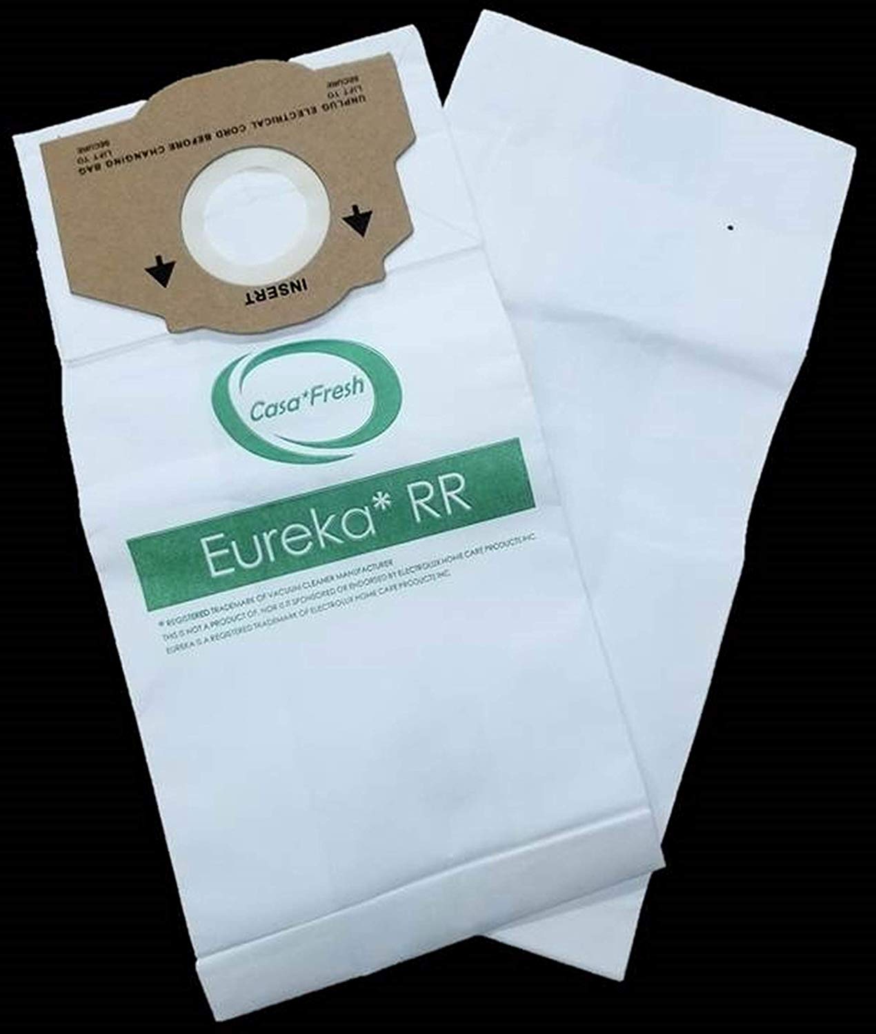 12 Eureka Style RR Vacuum Bags Designed to Fit Eureka Boss 4870 Series Upright Vacuums, Compare To Part no 61115, 61115A, 61115B, 63295A, 62437