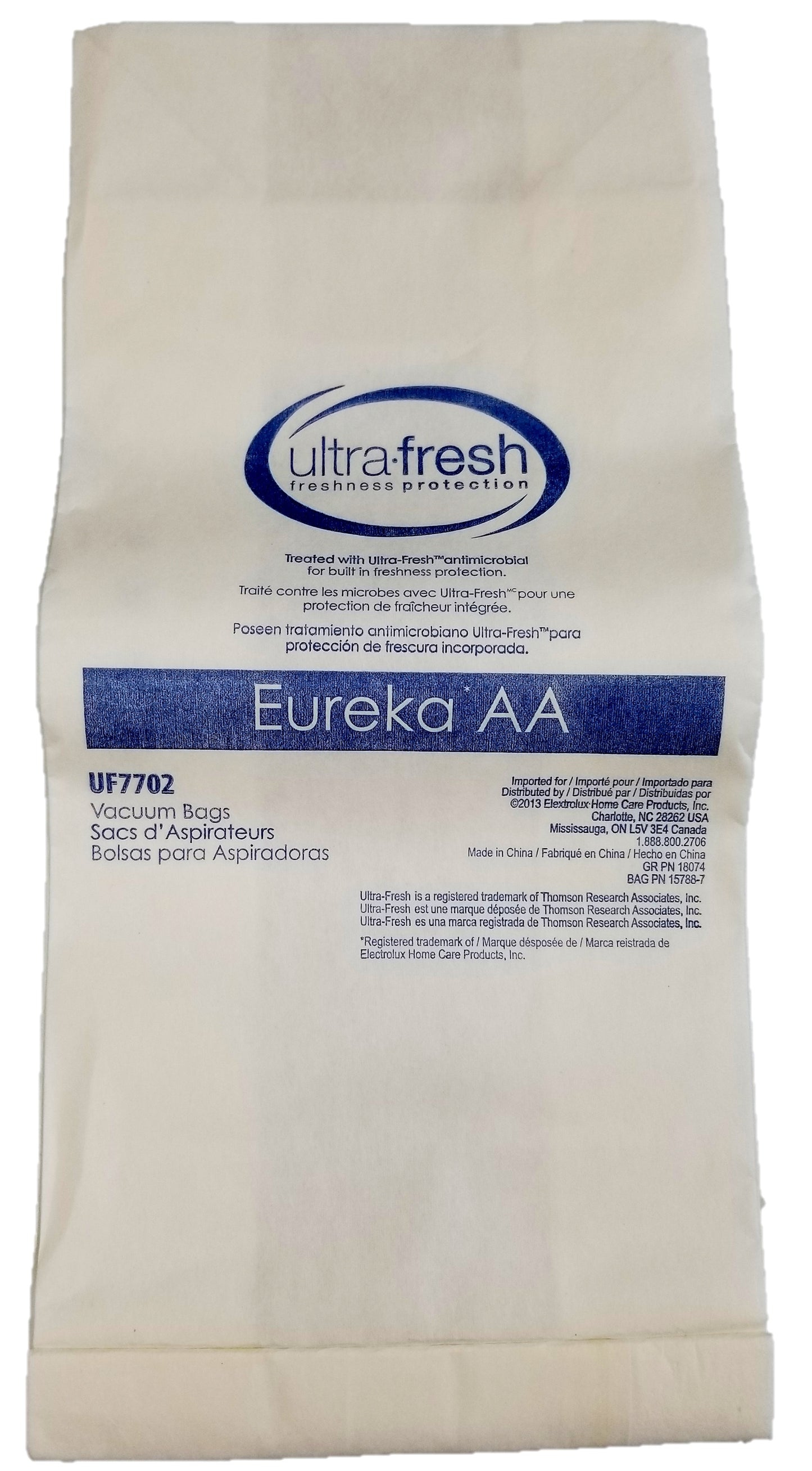 12 Pack Eureka Type AA Victory and True Hepa Ultra Fresh Vacuum Bags