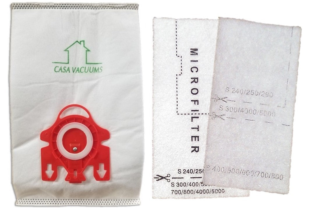 Miele FJM Vacuum Bags ( 5 Pack + 2 Filters ) AirClean 3D Efficiency Dust Bags