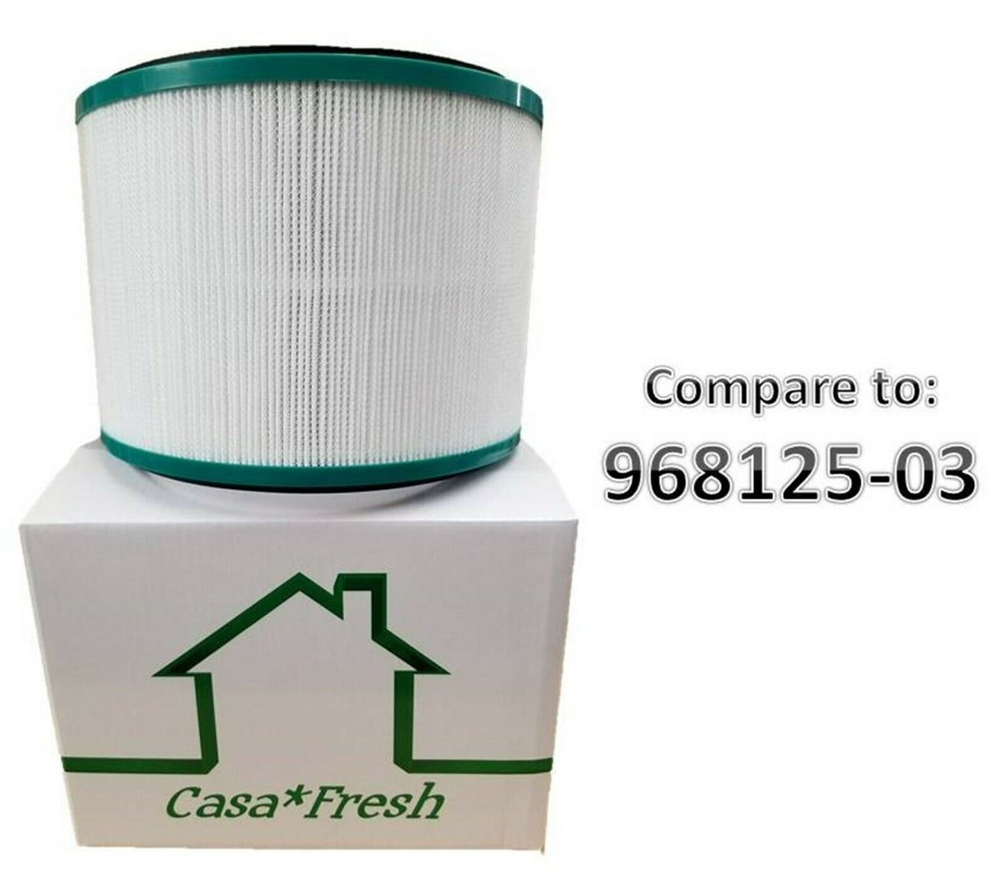 Casa Fresh - Air Purifier Filter Compatible with Dyson Desk Purifier HP01, HP02 & DP01 Models. Compare to Part # 968125-03.